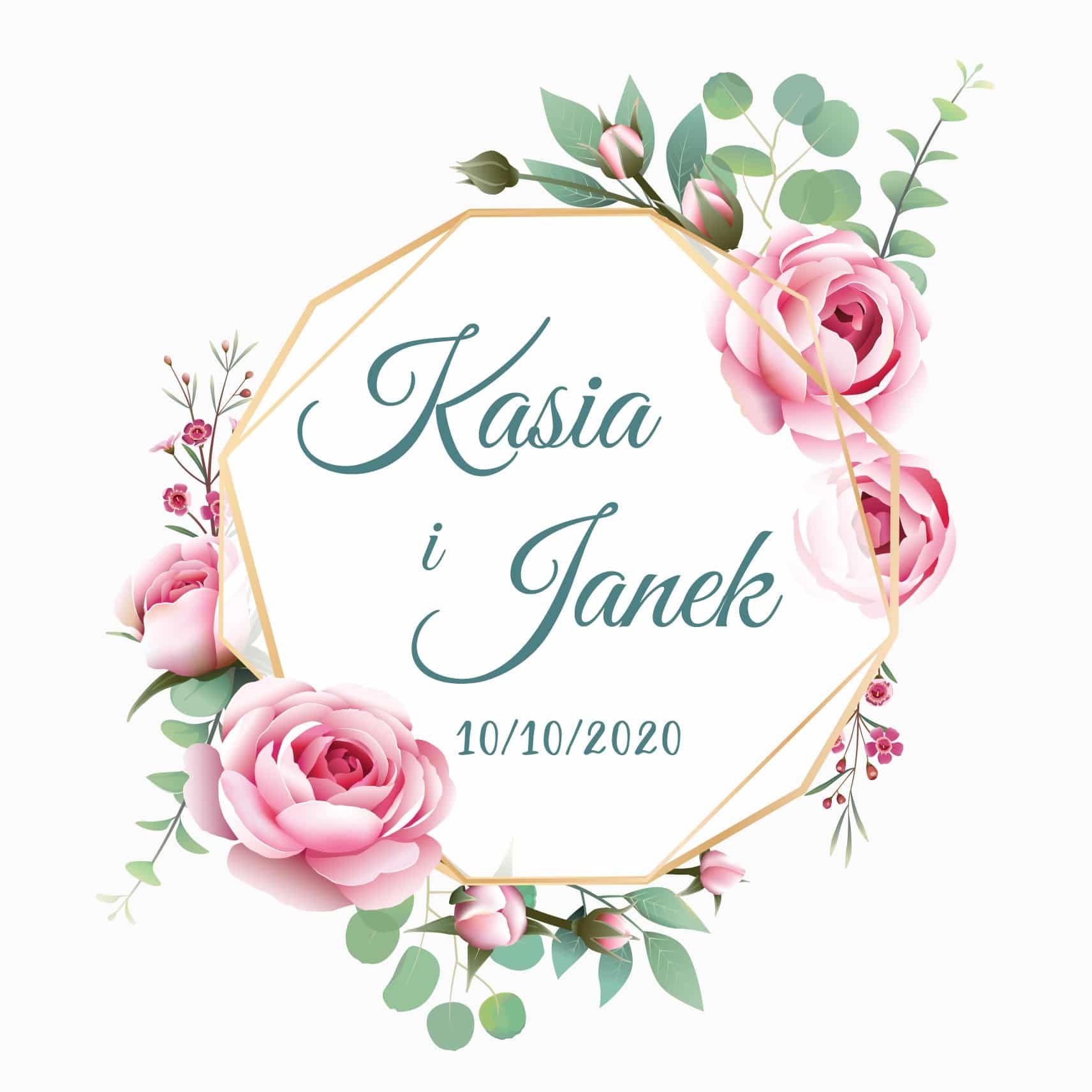 Zaproszenie Ślubne RSVP Flower Sage