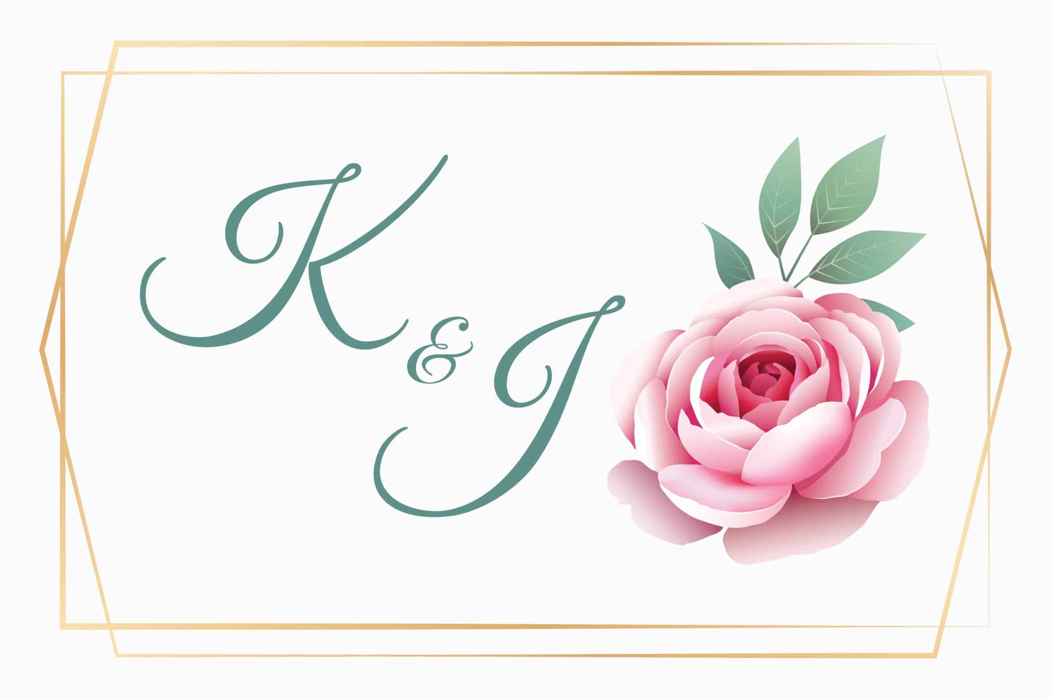 Zaproszenie Ślubne RSVP Flower Sage