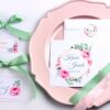 Zaproszenie Ślubne RSVP Flower Sage