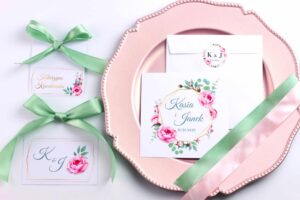 Zaproszenie Ślubne RSVP Flower Sage