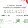 Zaproszenie Ślubne RSVP Flowers Dream