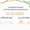 Zaproszenie Ślubne RSVP Gold Olives