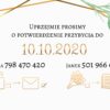 Zaproszenie Ślubne RSVP Gold Olives