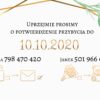 Zaproszenie Ślubne RSVP Gold Olives