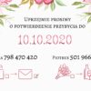 Zaproszenie Ślubne RSVP Kwiatowy Ogród