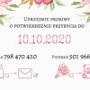 Zaproszenie Ślubne RSVP Kwiatowy Ogród