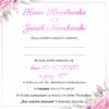 Zaproszenie Ślubne RSVP Lila Róż