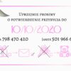 Zaproszenie Ślubne RSVP Lila Róż