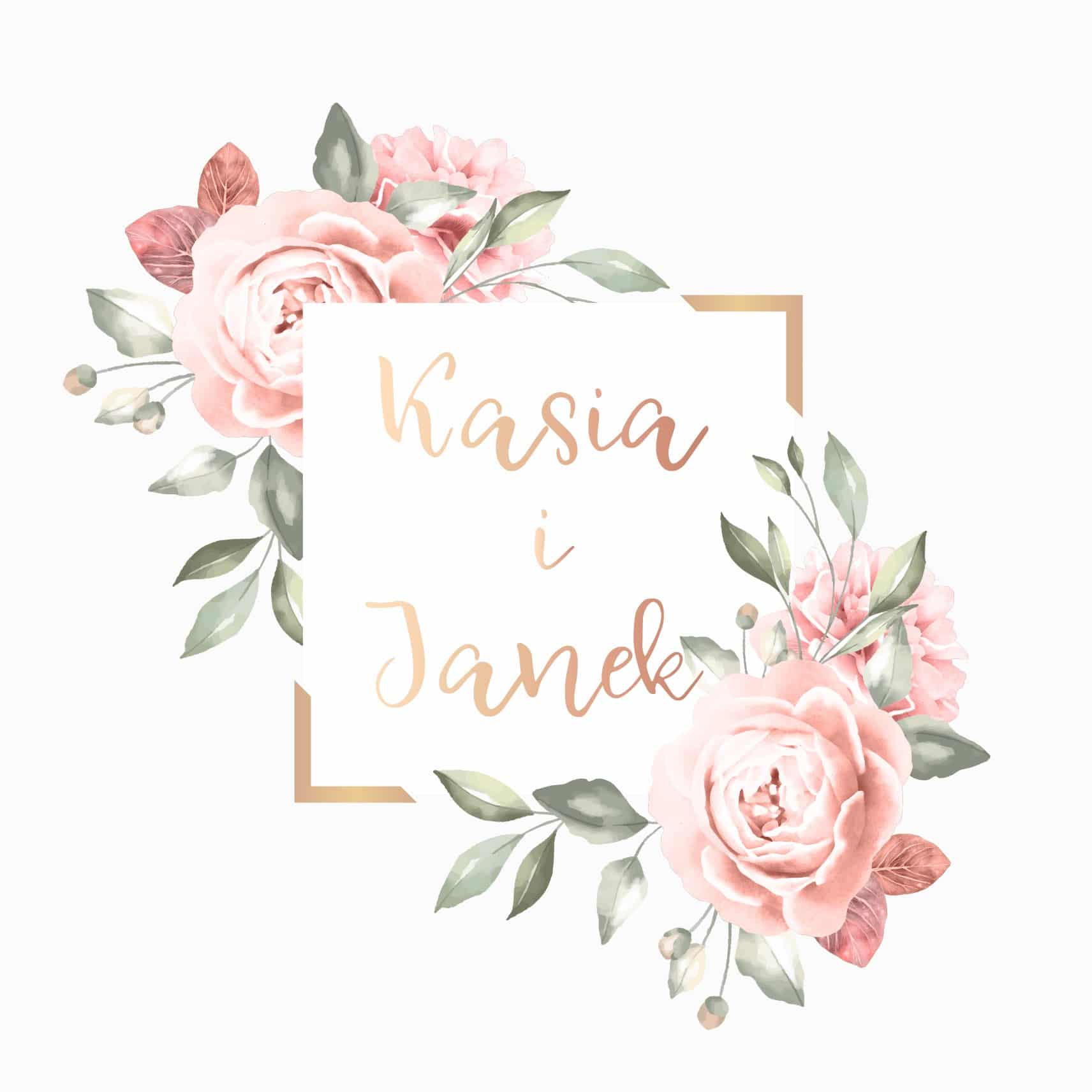 Zaproszenie Ślubne RSVP Luxury Flowers
