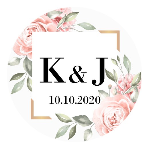 Zaproszenie Ślubne RSVP Luxury Flowers