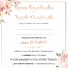 Zaproszenie Ślubne RSVP Luxury Flowers