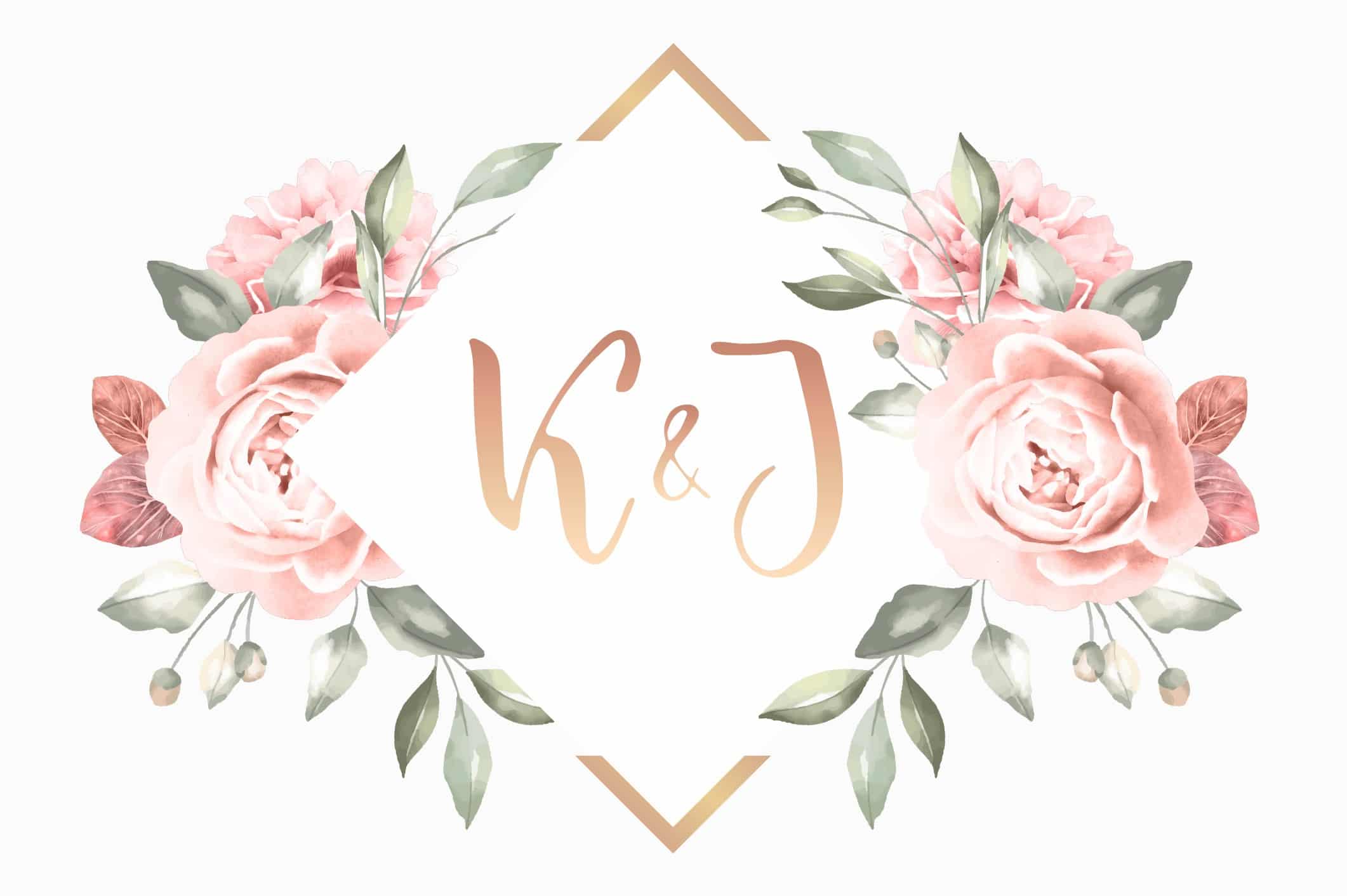 Zaproszenie Ślubne RSVP Luxury Flowers