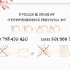 Zaproszenie Ślubne RSVP Luxury Flowers