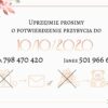 Zaproszenie Ślubne RSVP Luxury Flowers