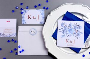 Zaproszenie Ślubne RSVP Malowane Lilie