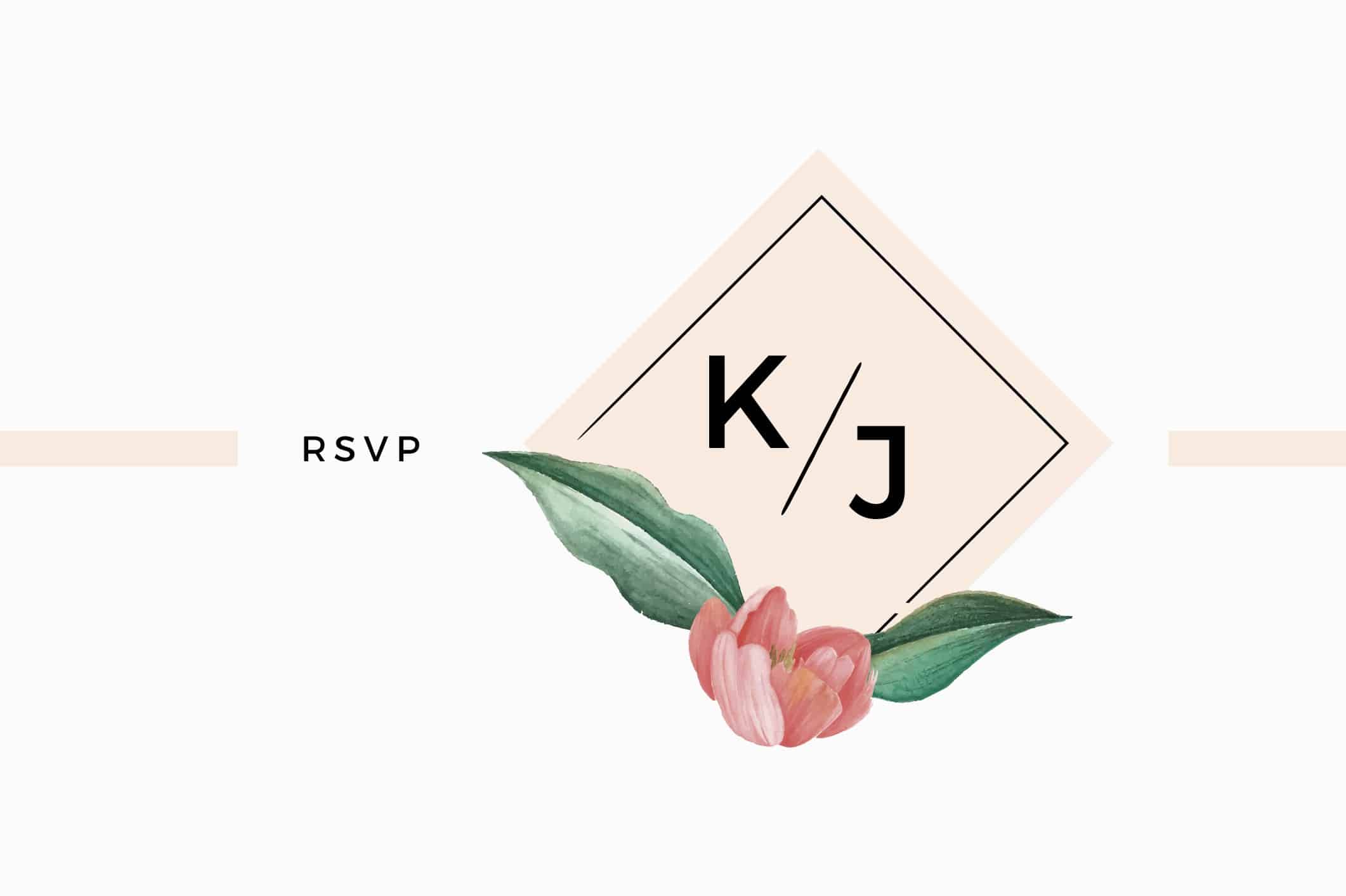 Zaproszenie Ślubne RSVP Mini Spring