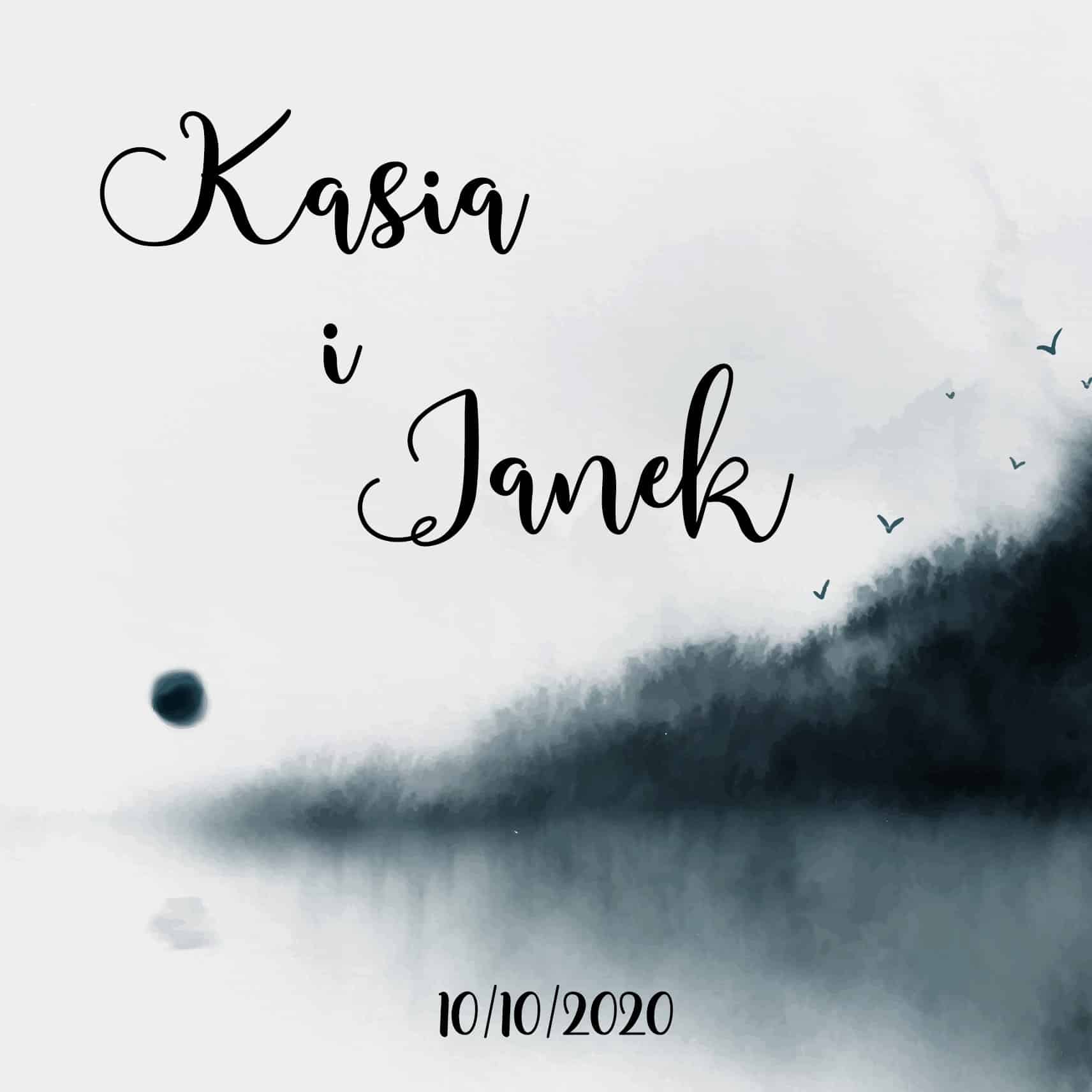 Zaproszenie Ślubne RSVP Mistery Mist