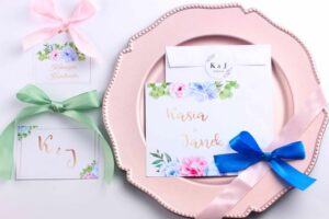 Zaproszenie Ślubne RSVP Pastel Harmony