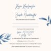 Zaproszenie Ślubne RSVP Royal Blue