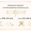 Zaproszenie Ślubne RSVP Royal Blue