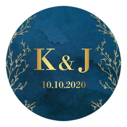 Zaproszenie Ślubne RSVP Royal Blue