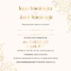 Zaproszenie Ślubne RSVP Royal Gold