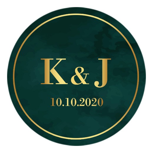 Zaproszenie Ślubne RSVP Royal Green