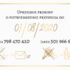 Zaproszenie Ślubne RSVP Royal Red