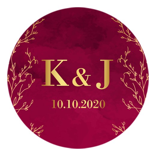 Zaproszenie Ślubne RSVP Royal Red
