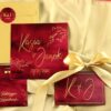Zaproszenie Ślubne RSVP Royal Red