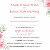 Zaproszenie Ślubne RSVP Różany Las