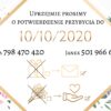 Zaproszenie Ślubne RSVP Wiosenne Kwiaty