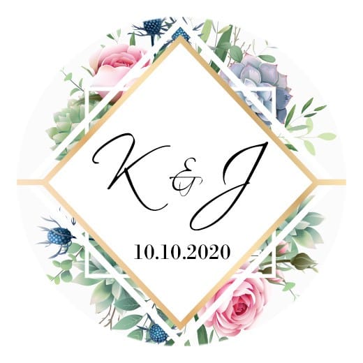 Zaproszenie Ślubne RSVP Wiosenne Kwiaty
