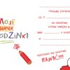 Zaproszenie urodziny Elmo Ulica Sezakowa
