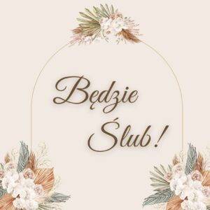Zawiadomienie o Ślubie Boho Wedding