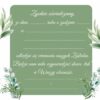 Zawiadomienie o Ślubie Greenery 