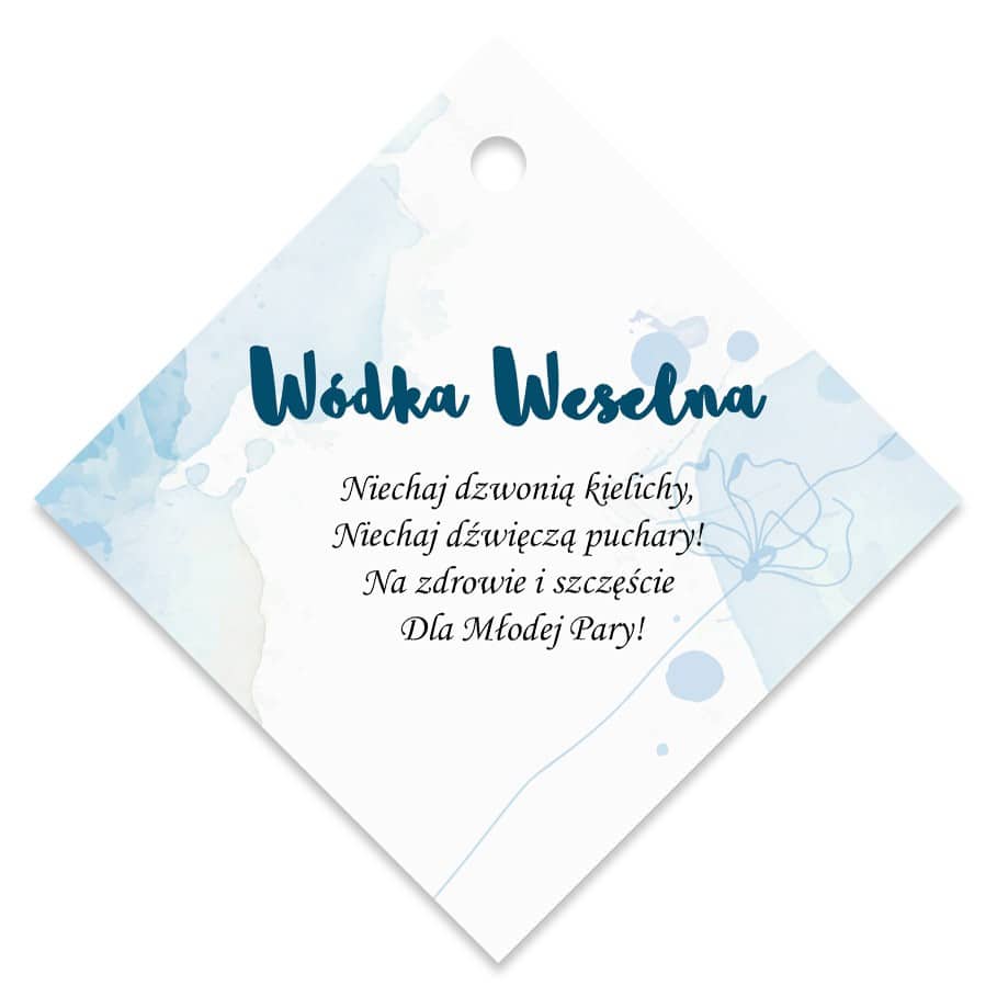 Zawieszki Na Wódkę Aqua Blue 