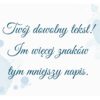 Zawieszki Na Wódkę Aqua Blue 