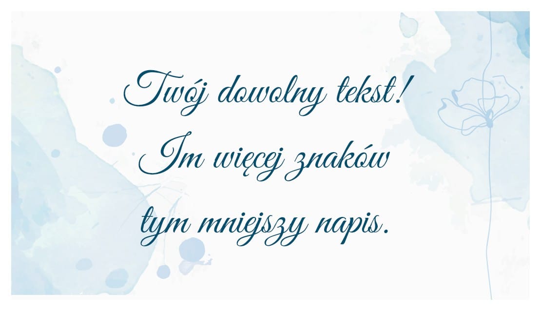 Zawieszki Na Wódkę Aqua Blue 