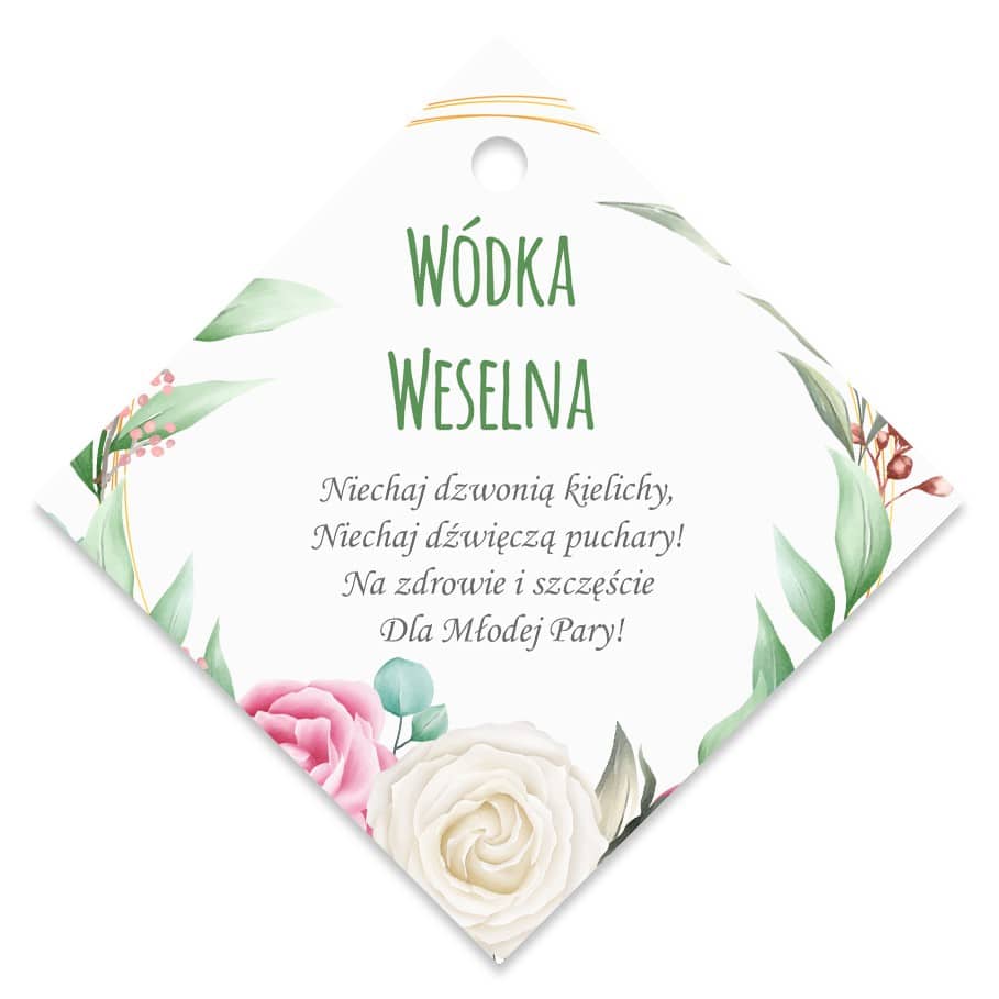 Zawieszki Na Wódkę Flower Rings 