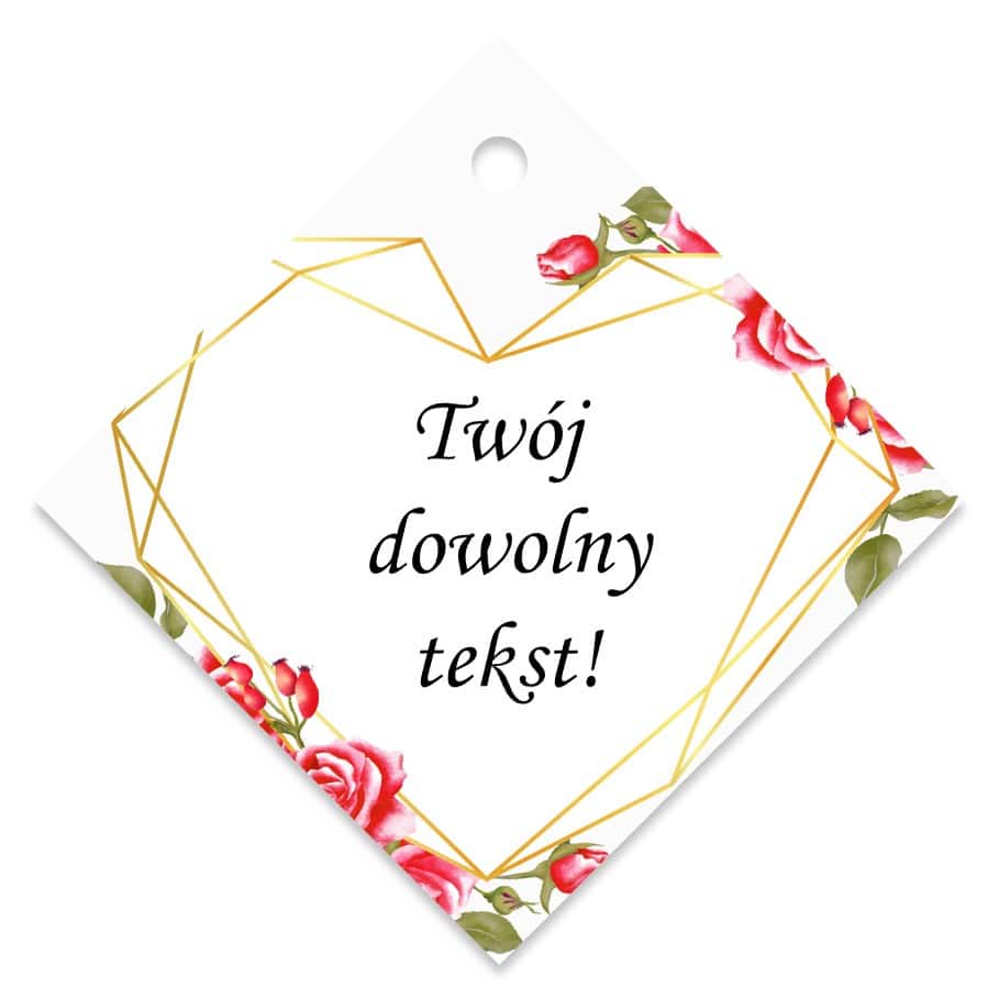 Zawieszki Na Wódkę Geo Serce 