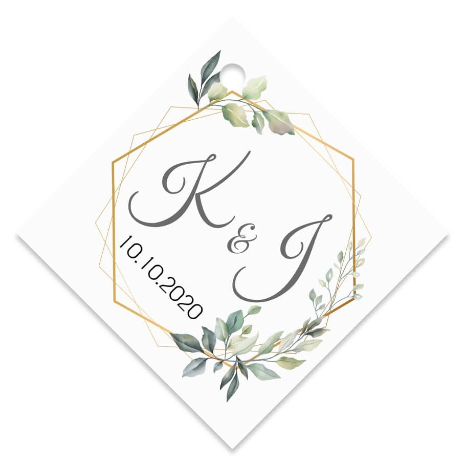 Zawieszki Na Wódkę Kwiatowe Boho 