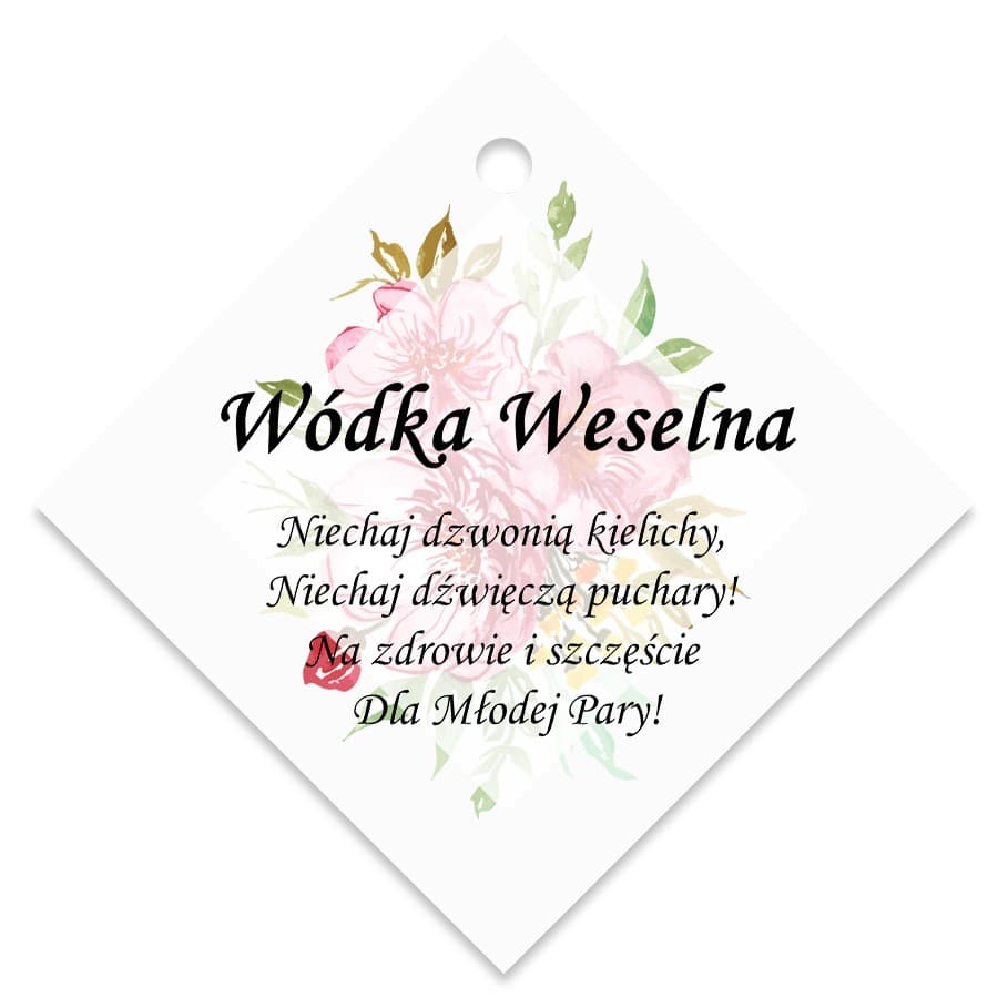 Zawieszki Na Wódkę Kwiatowy Ogród 