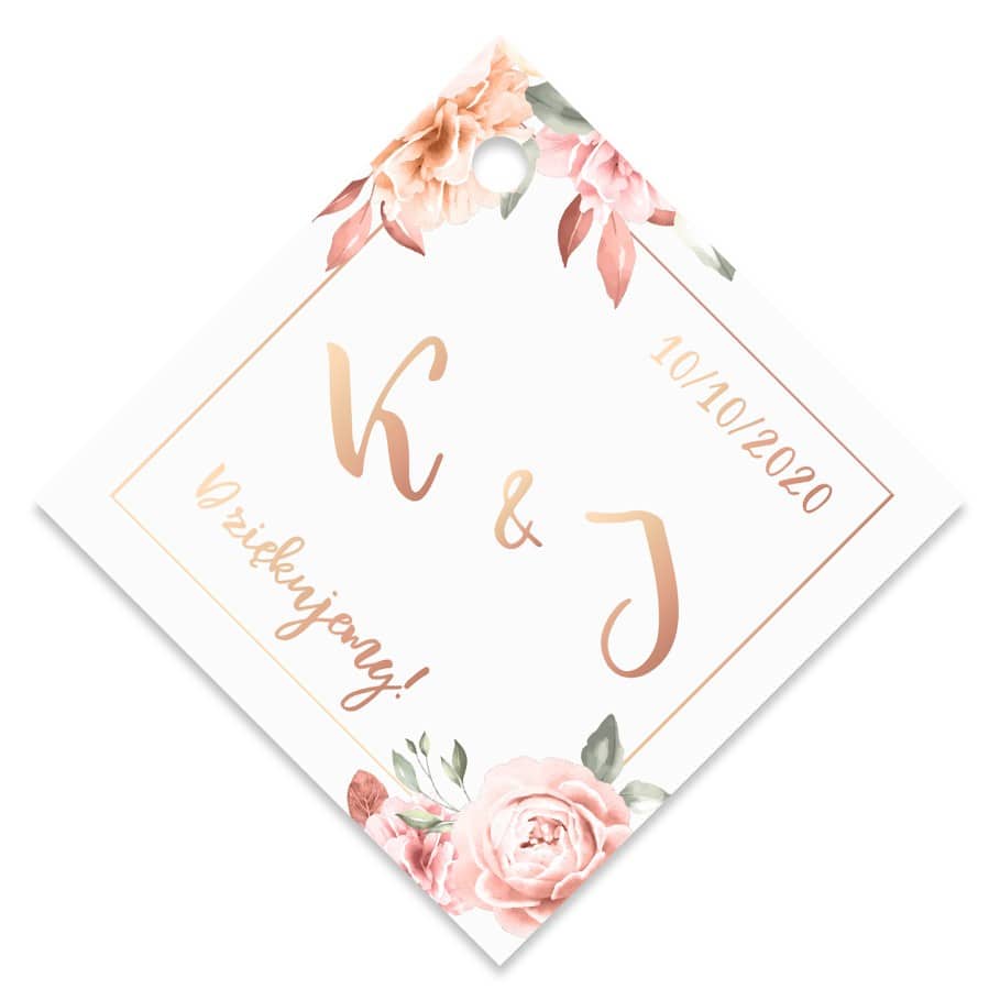 Zawieszki Na Wódkę Luxury Flowers 