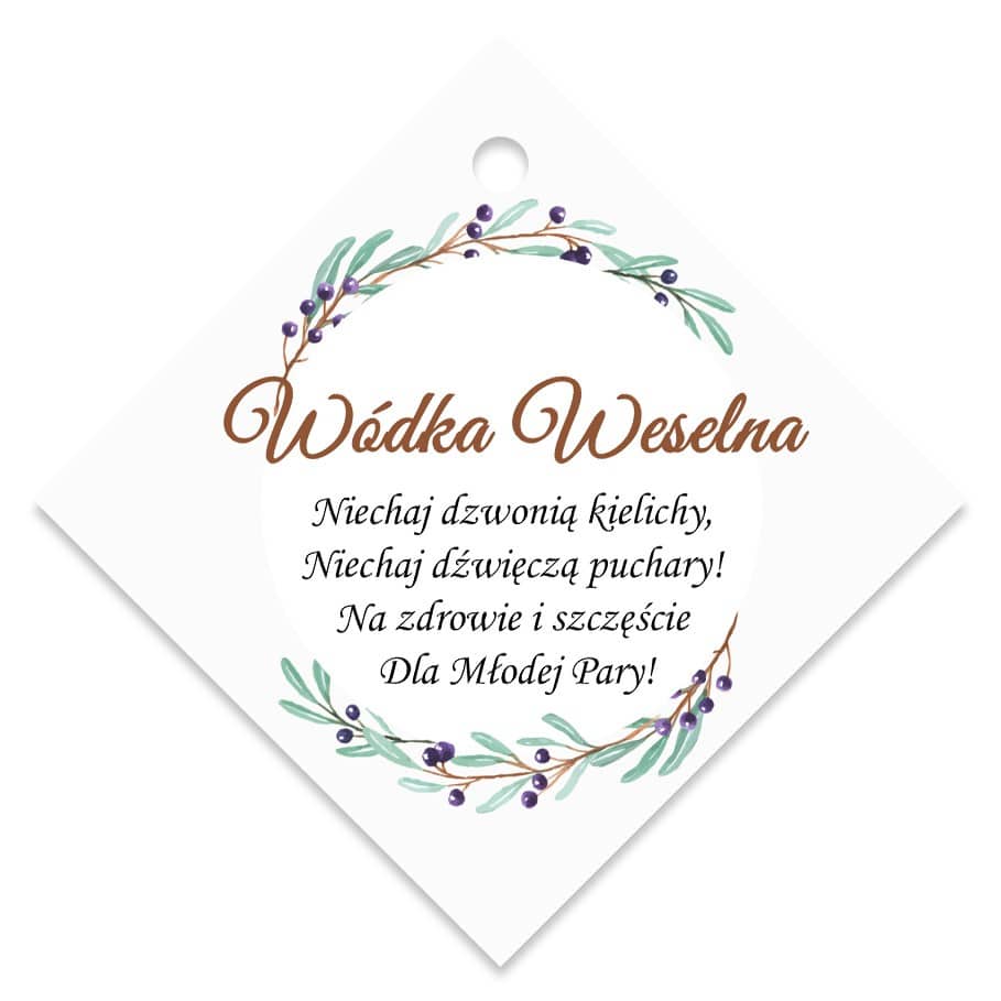 Zawieszki Na Wódkę Miętowe Jagody 