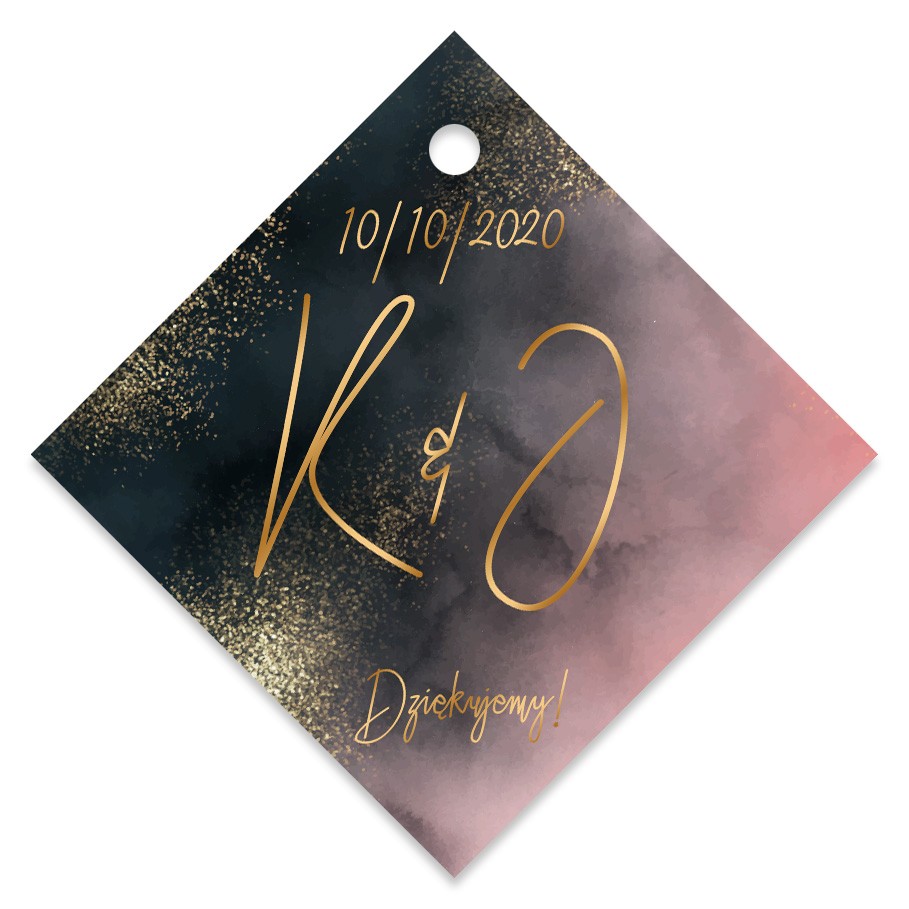 Zawieszki Na Wódkę Navy Blush 