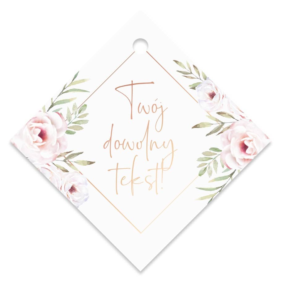 Zawieszki Na Wódkę Vintage Rose 