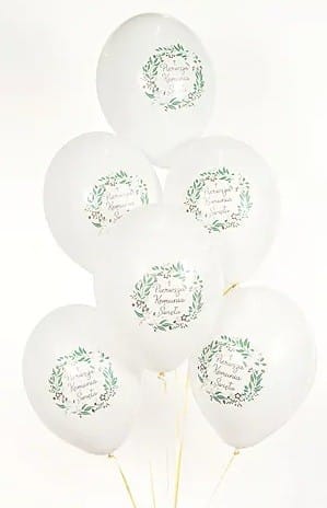 Zestaw Balonów Lateksowych Floral 6szt