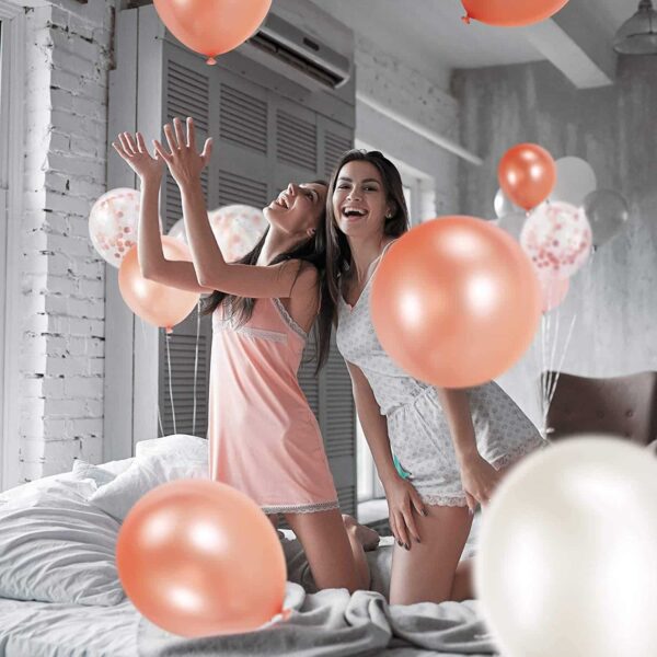 Zestaw Balonów Rose Gold 60 sztuk
