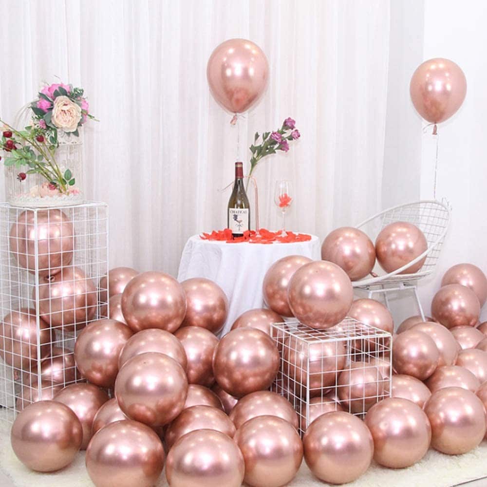Zestaw Balonów Rose Gold Glam